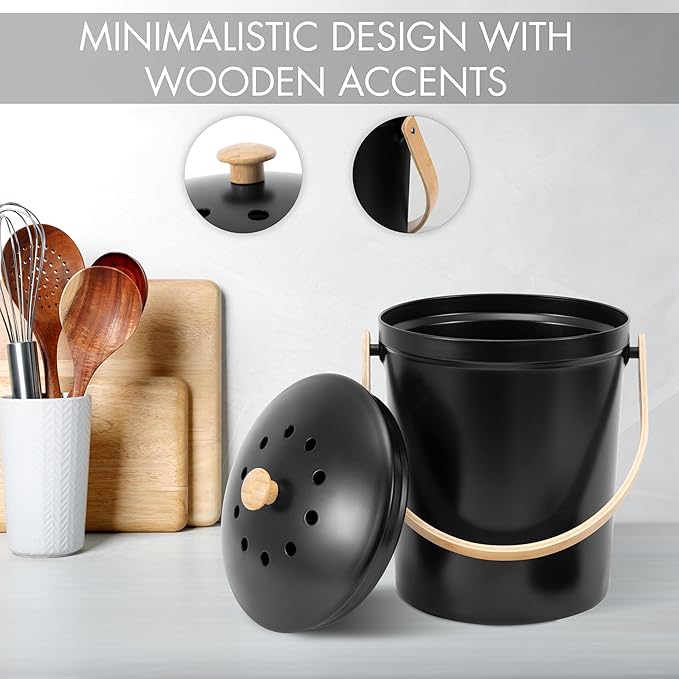 Beautiful Kitchen Compost Bin