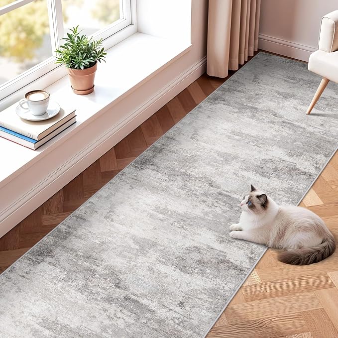 2'6x14 Extra Long Runner Rug : Washable Non-Slip Carpet