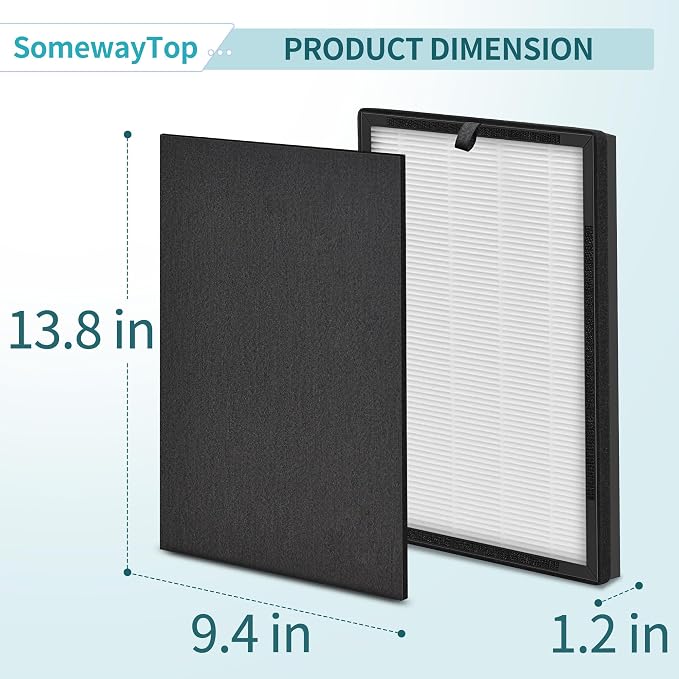 8L HEPA Replacement Filter Set Compatible