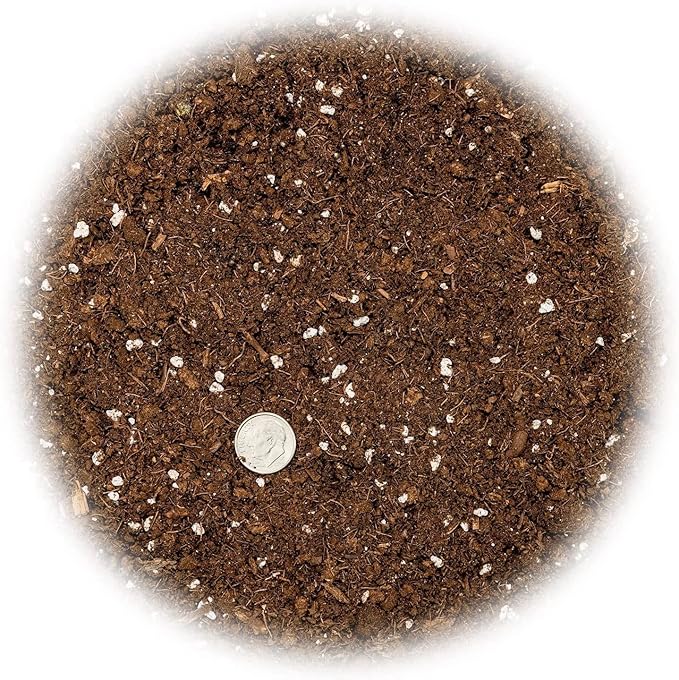 GARDENERA Premium Bamboo Potting Soil Mix - (1 Quart Bag)