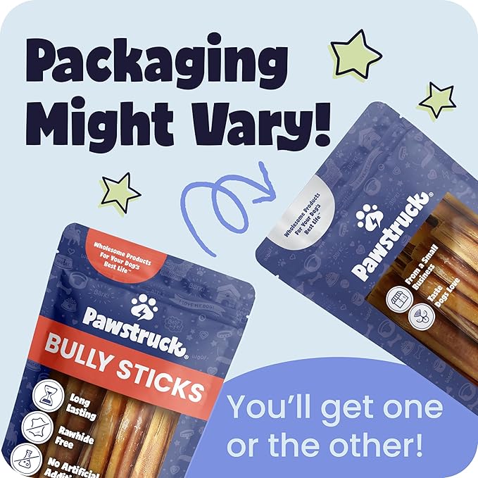 Pawstruck Natural 9" Braided Bully Sticks for Dogs - Long Lasting Rawhide Free Low Odor Single Ingredient Chew Treat for Aggressive Chewers - 1lb Bag