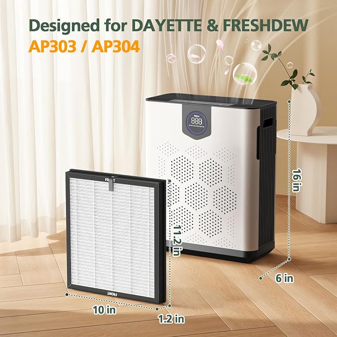 AP303 AP304 Replacement Filters, Compatible