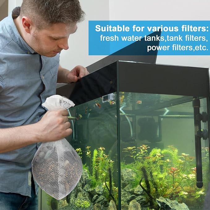 Abbylike 10pcs Large Filter Media Bags