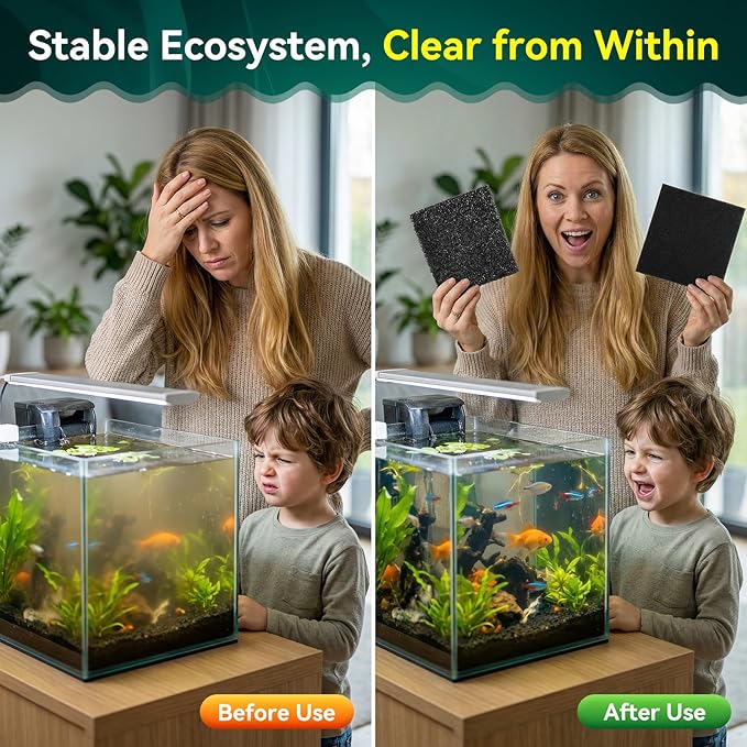 Borlech Aquarium Bio Filter Sponge Pad