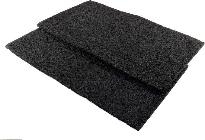 HQRP 2-Pack Activated Carbon Filter 18x10