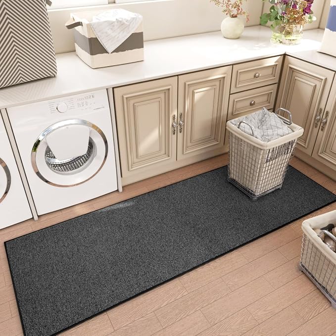 AREDO Runner Rug with Non Slip Rubber Backing, Washable Soft Floor Carpet