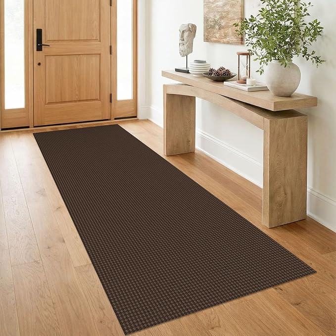 IOHOUZE Washable Runner Rug 3x8 Non Slip Rubber Backed Wide Hallway Runner