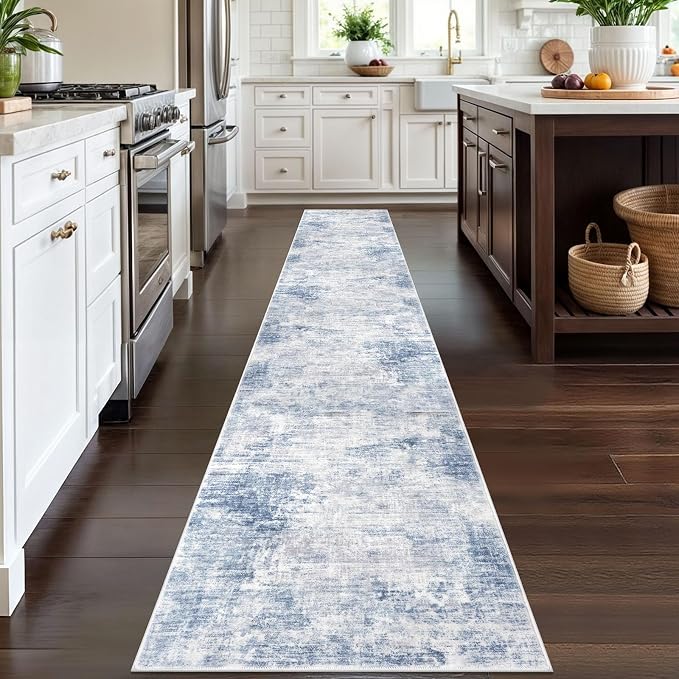 IOHOUZE Abstract Runner Rug 2x12 Ft Washable Runners