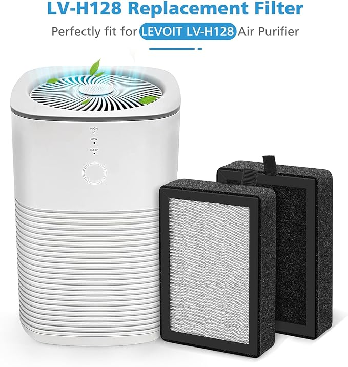 4 Pack LV-H128 Replacement Filter Compatible