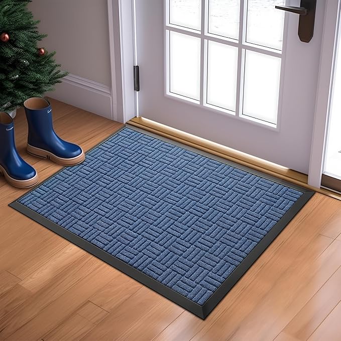 mibao Mibao Front Door Mat, Heavy Duty Durable Welcome Mat