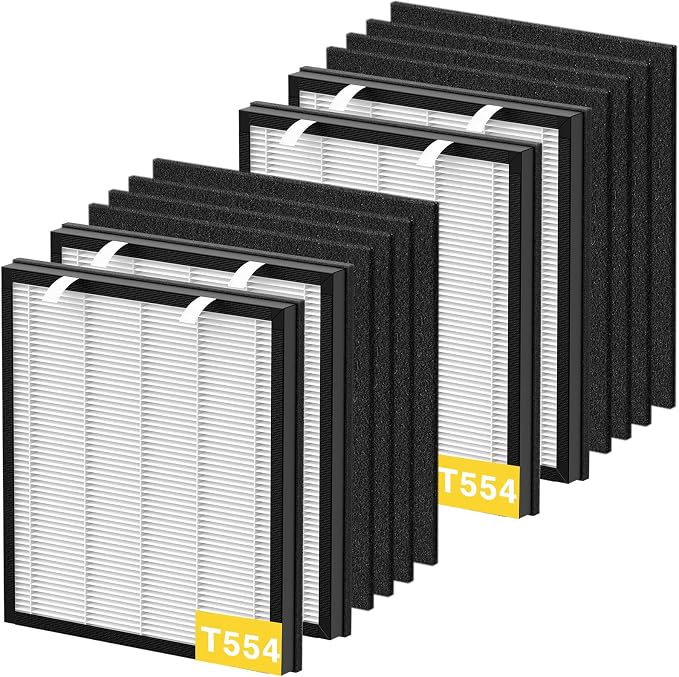 4 Pack T554 Replacement Filter Compatible