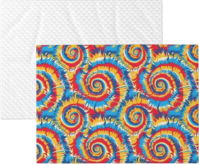 Waterproof Dog Blanket Soft Pet Blanket for Puppy Cat, Fleece Cat Throw Blankets for Furniture Bed Couch Sofa Reversible - Classic tie dye 1