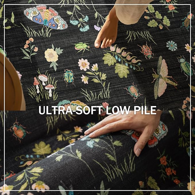 Washable Runners for Hallways Kitchen Rugs: 2'6"x8' Runner Rug Stain Resistant