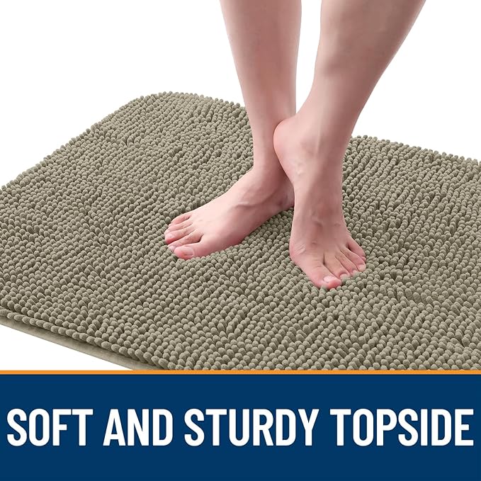OLANLY Dog Door Mat for Muddy Paws 54x24, Absorbs Moisture and Dirt, Absorbent