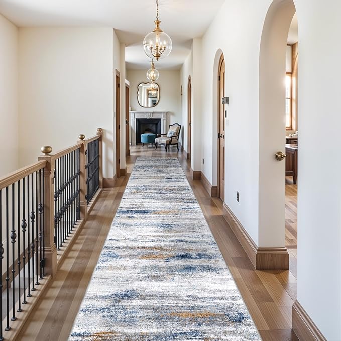 3x17 Washable Runner Rug for Hallway: Extra Long Runners for Entryway Living