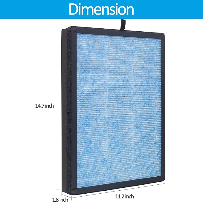 AP1002 H13 True HEPA Replacement Filter, Compatible