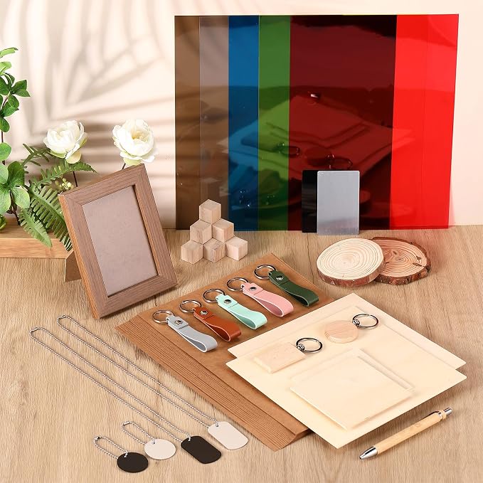 Tondiamo 76 Pcs Laser Material Explore Kit