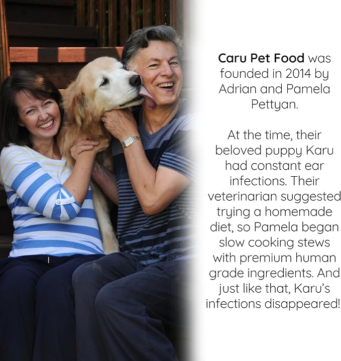 Caru - Goat’s Milk, Banana & Blueberry Baked Cookies - Natural Treats for Dogs - Human Grade Ingredients - Flavorful - Wheat, Corn, Soy & Legume Free - Non-GMO - Made in USA - 4 oz - 1 Pack