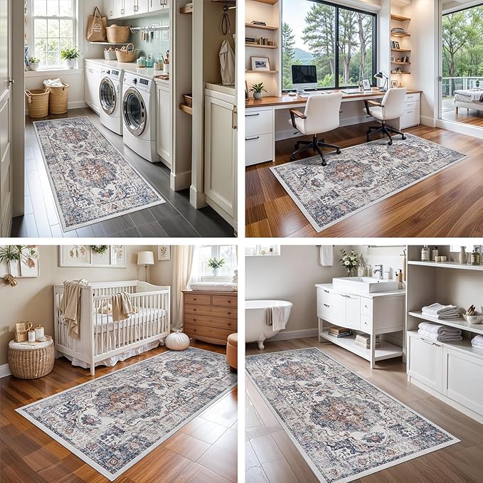 Hallway Washable Runner Rug