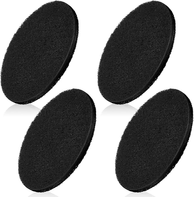 Pangda 4 Pack Oval-Shaped Charcoal Filters