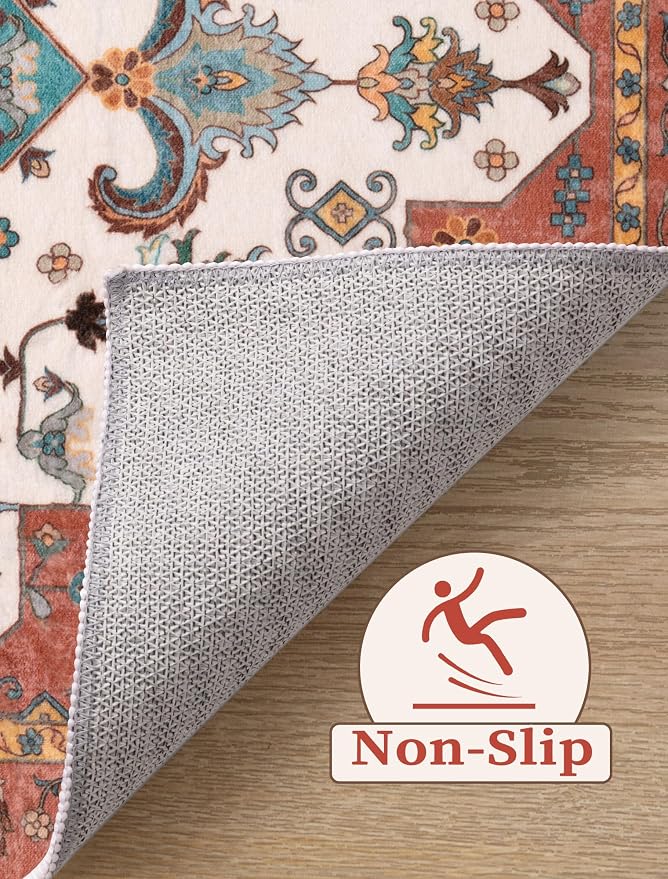 SERISSA Boho Washable Runner Rug