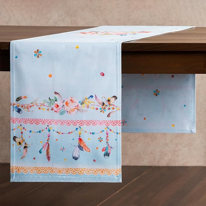 Maison d' Hermine Table Runner 100% Cotton 14.50" x 108" | Table Runners 108