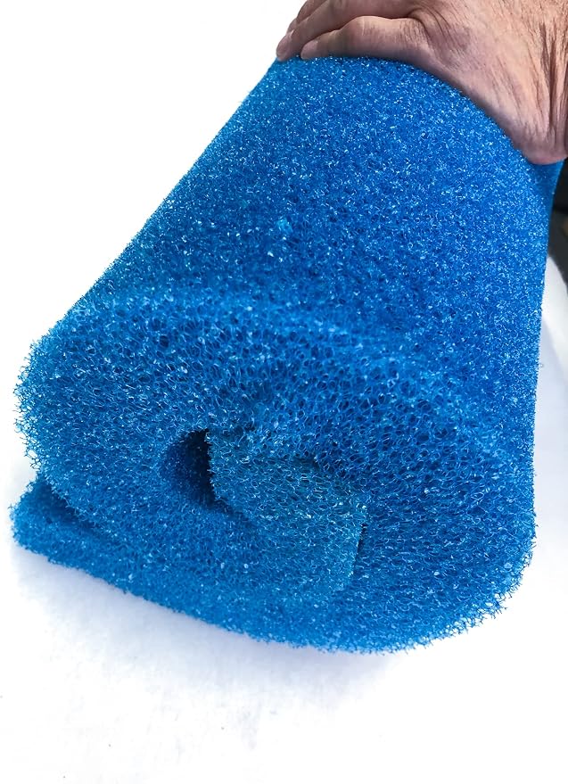 ViaAqua Aquarium Bio Sponge Filter Media Pad, 23.6" x 17" x 2", Open Cell Foam