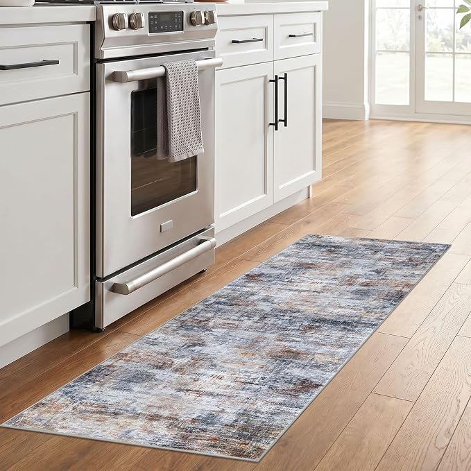 IOHOUZE Abstract Runner Rug 2x6 Ft Washable Runners