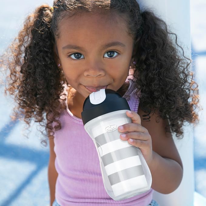 Chicco Insulated Straw Sippy Cup 12+ Months, 9oz Toddler Training Cup