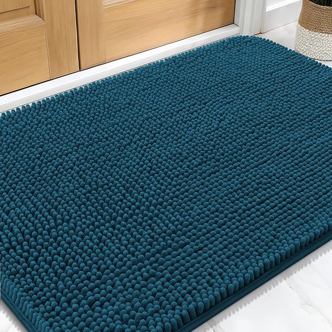 OLANLY Dog Door Mat for Muddy Paws 32x20, Absorbs Moisture and Dirt, Absorbent