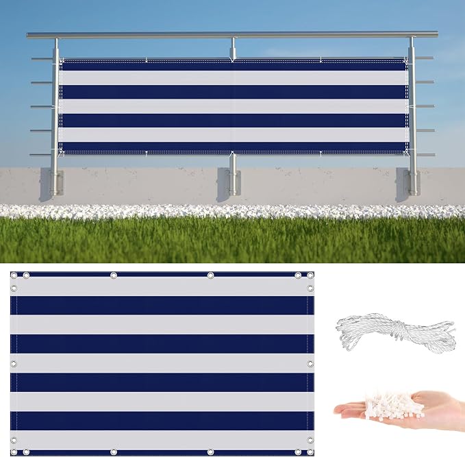 Privacy Fence Screen 4.3' x 6.6' Durable UV-Resistant Privacy Screen