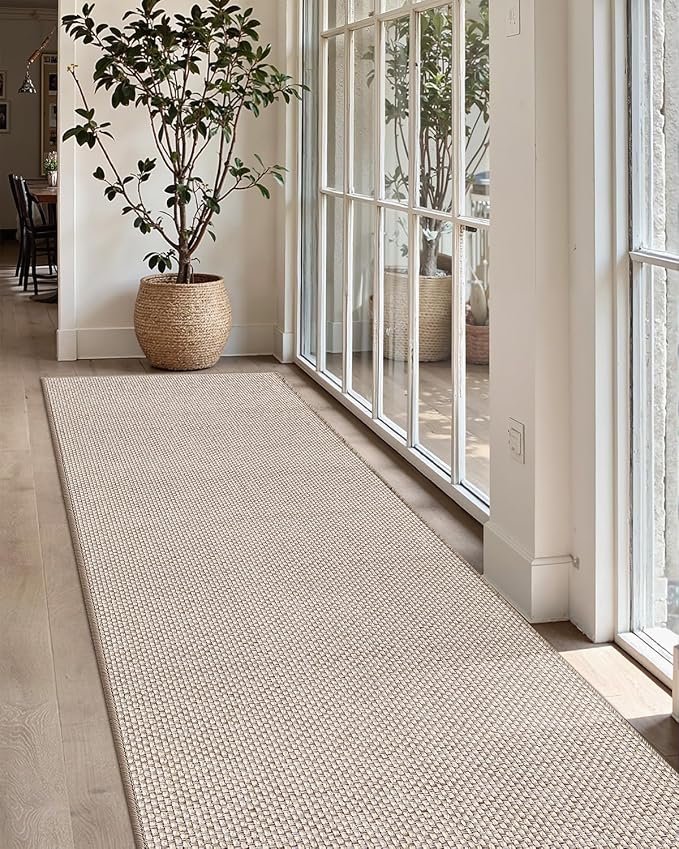 Color&Geometry Door Mat 2'4"x10' Runner Rug