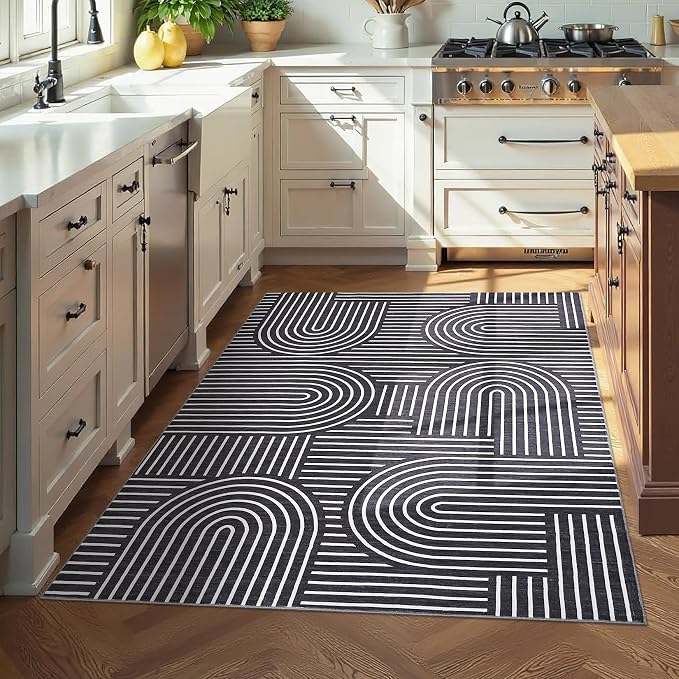 ROYHOME Washable Rug 3x5 Area Rugs
