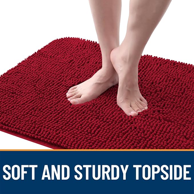 OLANLY Dog Door Mat for Muddy Paws 44x24, Absorbs Moisture and Dirt, Absorbent