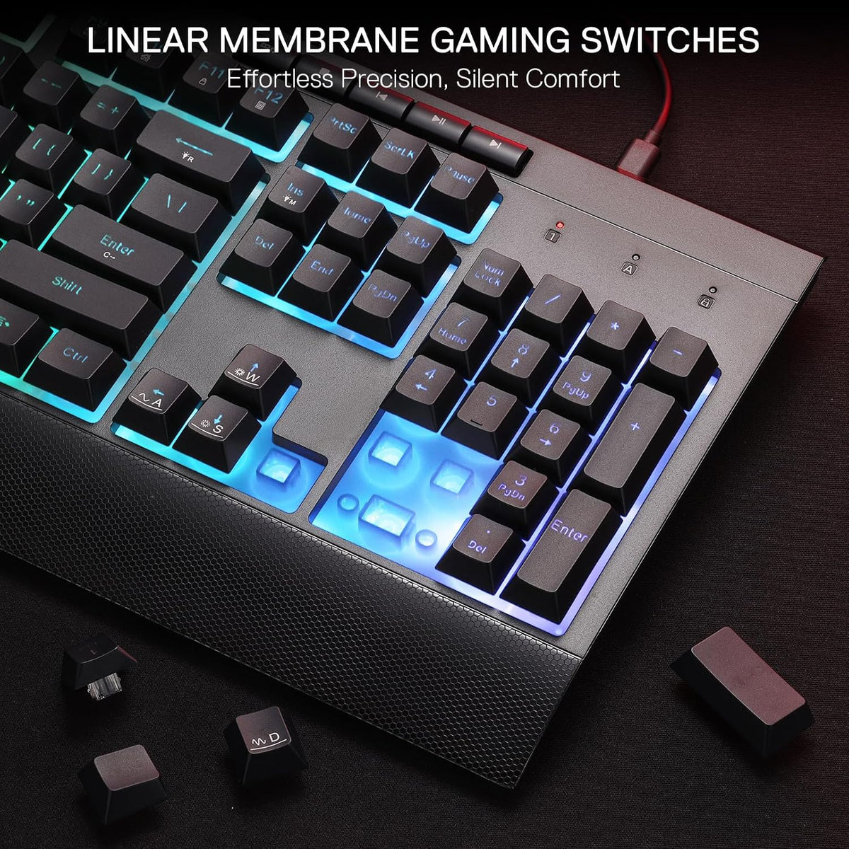 Redragon S151 Combo, K525 Membrane Gaming Keyboard + M616 10000 DPI Mouse