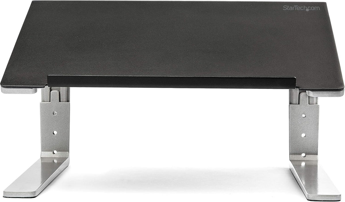 StarTech Adjustable Laptop Stand, Ergonomic Laptop Riser for Desk, Tilted