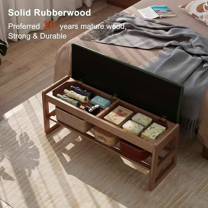 AQIMUELE Shoe Rack Bench, 2 Tiers Shoe Bench