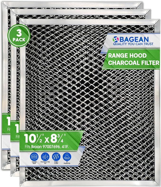 Stove Hood Vent Filter 10.5" x 8.8" 41F 97007696 Fits Nutone & Broan Range Hood
