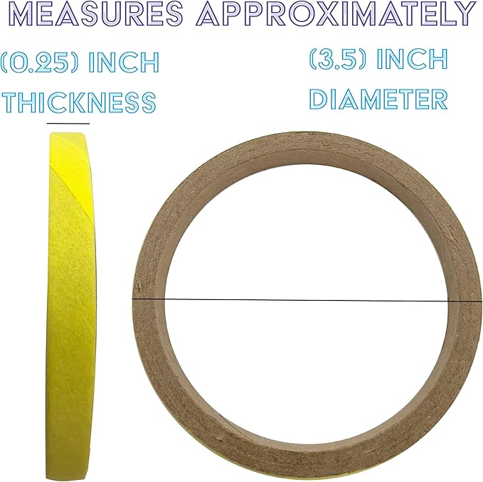 8005 by M&M Pk18 3.5 Inch Skinny Yellow Bird Donut - Pet Safe Compressed Cardboard Rings, Brightly Colored Outside Paper Layer, Great Fun for Pets to Shred with Beaks and feet