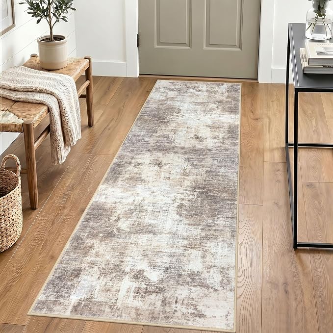 IOHOUZE Abstract Runner Rug 2x6 Ft Washable Runners