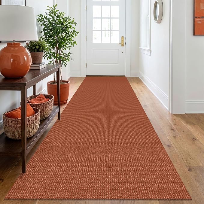 IOHOUZE Washable Runner Rug 3x10 Non Slip Rubber Backed Long Hallway Runner