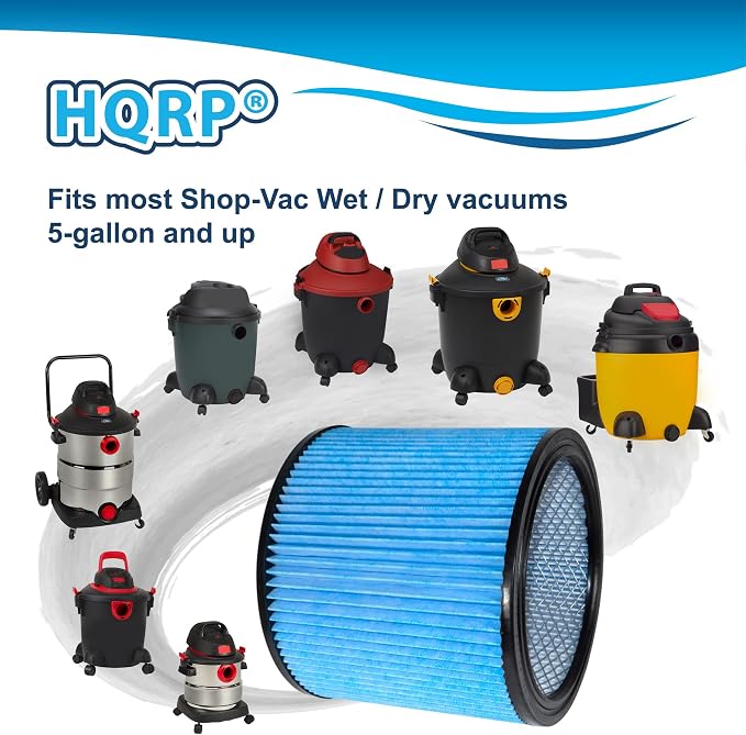 HQRP High Efficiency H13 HEPA Cartridge Filter 2-pack Replacement