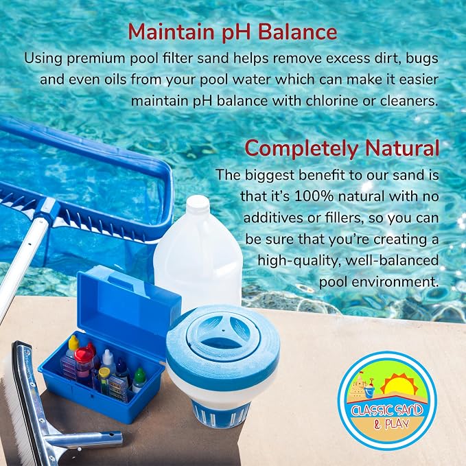 CLASSIC SAND & PLAY Swimming Pool Filter Sand