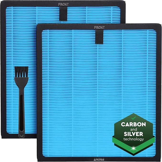 2 Pack HY4866 True HEPA Replacement Filter Compatible