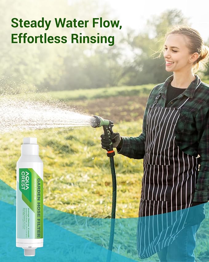 AQUA CREST Garden Hose Water Filter
