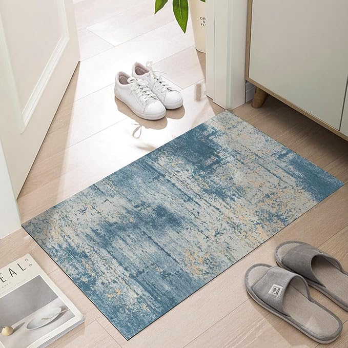 Ultra Thin Door Mat Indoor Entrance, 1/10 in Thin Door Mats