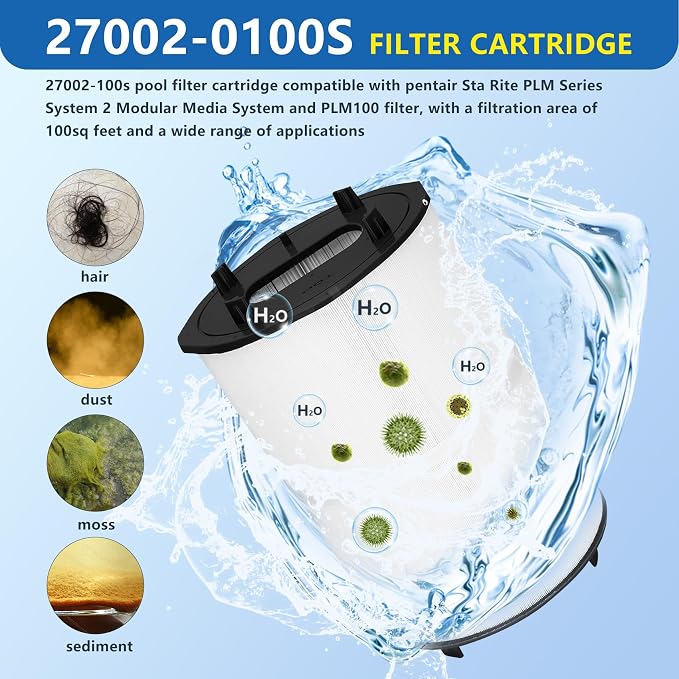 27002-0100s Pool Filter Cartridges Compatible