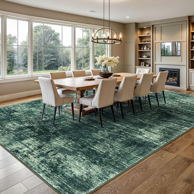 IOHOUZE Abstract Area Rugs 9x12 Ft Washable Large Rugs