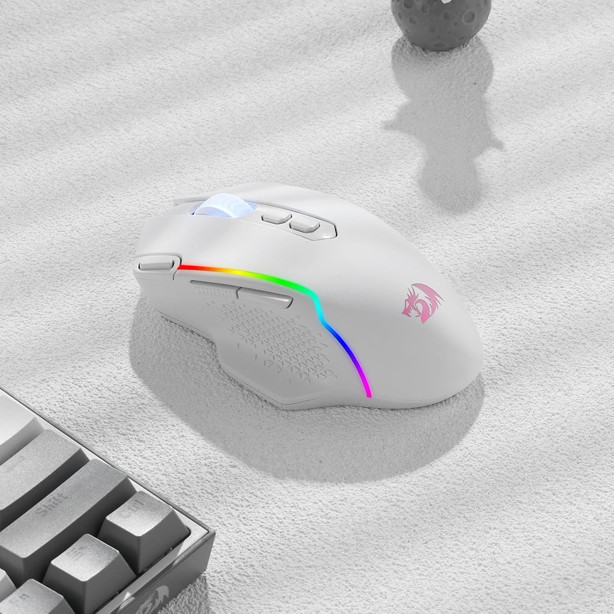 Redragon M810 PRO Wireless RGB Gaming Mouse 10000 DPI Remapping Keys
