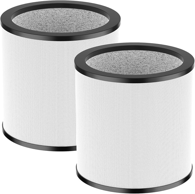 2 Pack Upgraded TP01 Filter HEPA Filter Replacement Compatible